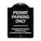 Signmission Designer Series-Permit Parking Only Unauthorized Vehicles, 24" x 18", BS-1824-9795 A-DES-BS-1824-9795 - alternate 1